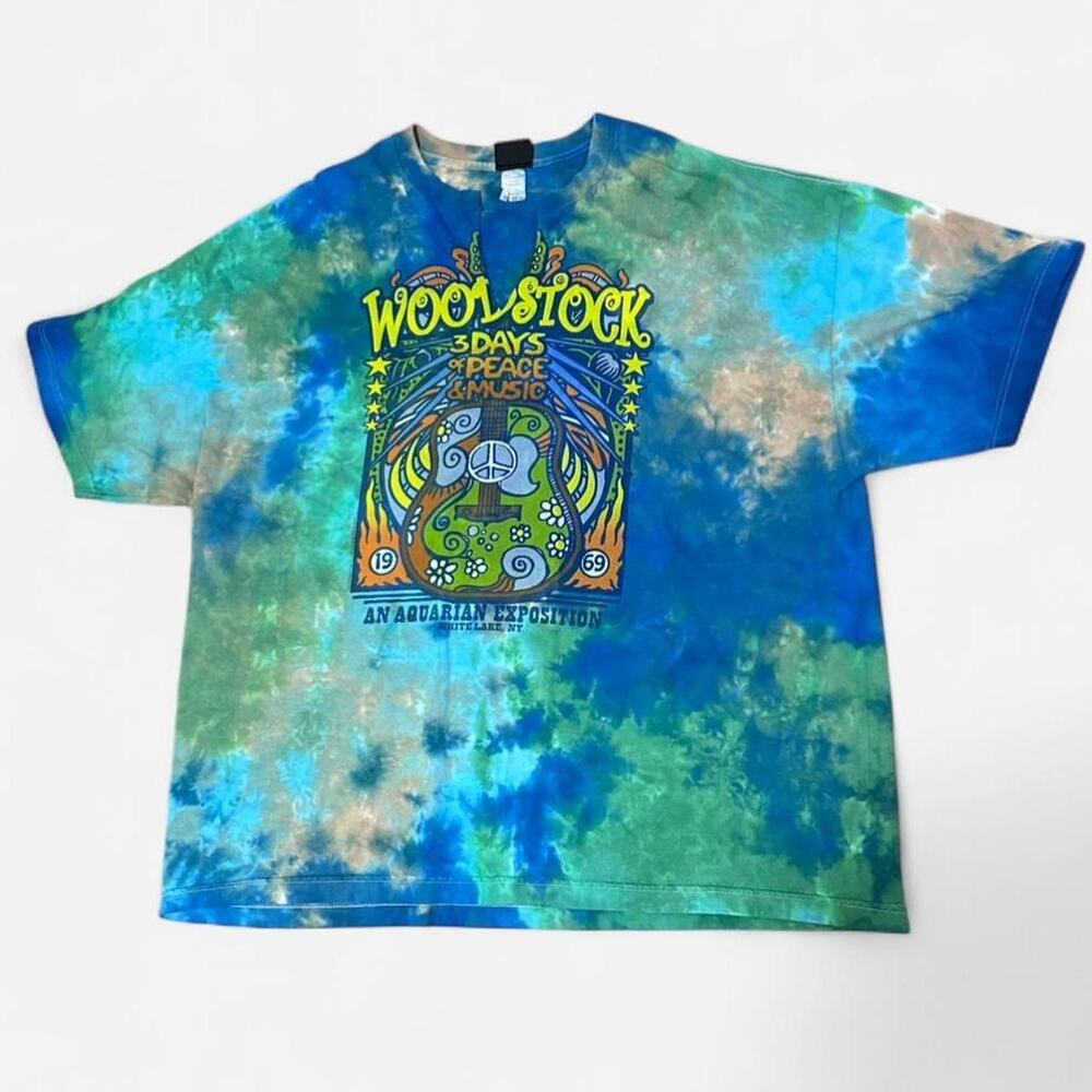 Liquid blue woodstock 1969 tie